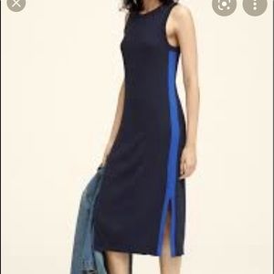 Banana Republic side stripe knit dress
